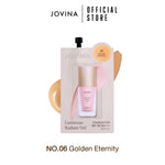 (Set 2 ซอง )Jovina : Luminous Foundation SPF 30 PA+++ รองพื้นโจวีน่า แบบซอง เนื้อบางเบา ปกปิดเรียบเนียน ขนาด 7g