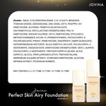 รองพื้น JOVINA PERFECT SKIN AIRY FOUNDATION SPF30 PA+++ 15 ml. คุมมัน ติดทนนาน
